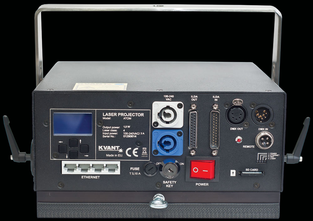 レーザービーム KVANT K1.5RGBS_ATOM moncha モンチャ ドット ネットが入っているレーザー